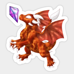 GemBabs: Elemental Dragon (Fire) Sticker